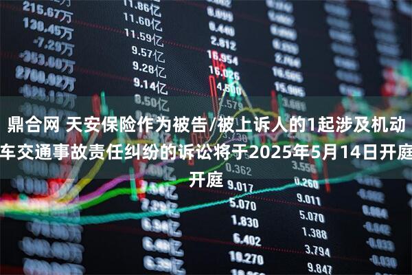 鼎合网 天安保险作为被告/被上诉人的1起涉及机动车交通事故责任纠纷的诉讼将于2025年5月14日开庭