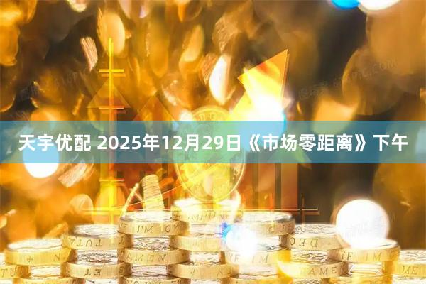 天宇优配 2025年12月29日《市场零距离》下午